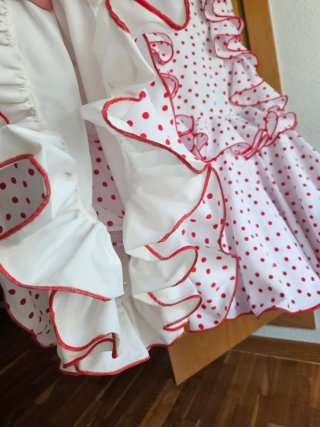 Vestido de flamenca con volantes