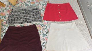 Lote 4 faldas talla M