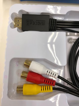 Convertidor AV a HDMI AUTOUTLET 4:3 16:9 Juegos Re