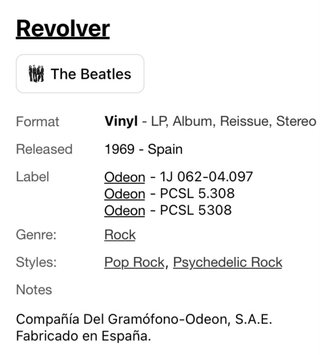 Vinilo The Beatles - Revolver (1969)