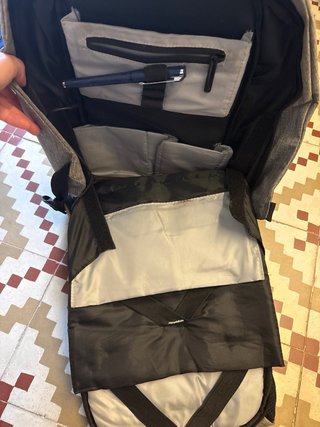 Mochila Antirrobo Gris y Rosa