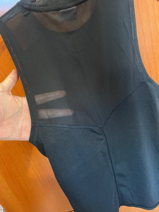 Camiseta deportiva tank top Puma Malla Negro