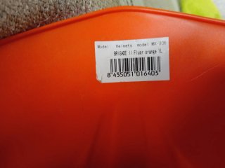 Casco Motocross Infantil Naranja SHIRO completo