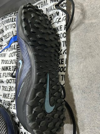 Scarpe da calcio Nike nere e blu phantom