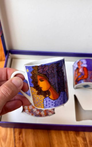 Juego café Cándido Bido cerámica