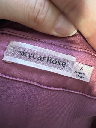 Mono Skylar Rose satinado rosa/malva Talla S