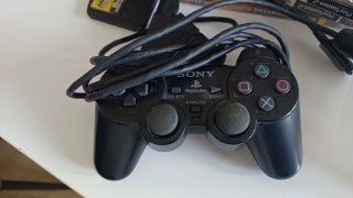 Play 2 Slim Negra + Mando + Memoria + 10 Juegos