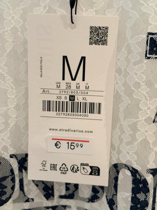 Camiseta encaje M London Live 70 Stradivarius