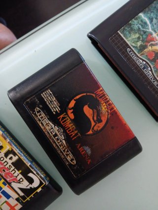 Lotteria di 4 cartucce di giochi per Sega Mega Drive