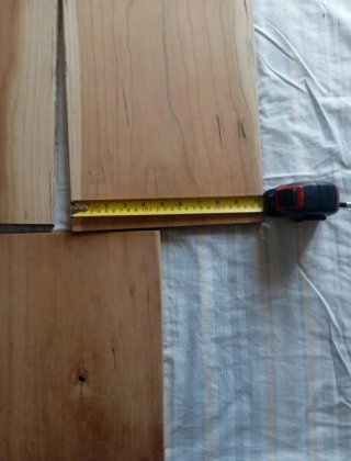 3 tavole legno massello