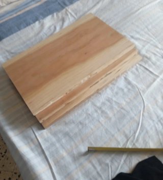 3 tavole legno massello