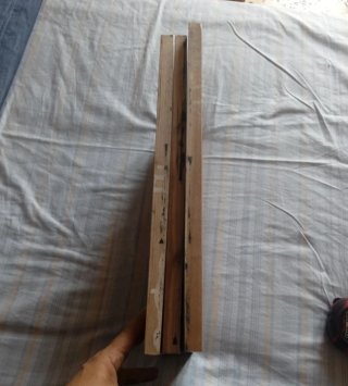 3 tavole legno massello