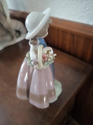 Figura Lladró Niña con Cesta 1983