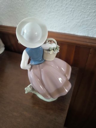 Figura Lladró Niña con Cesta 1983