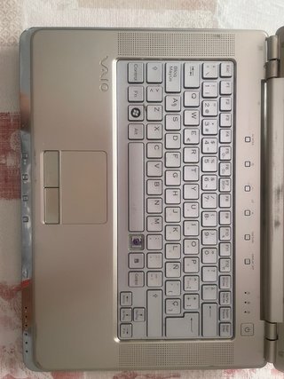 Sony VAIO portátil dorado/plateado