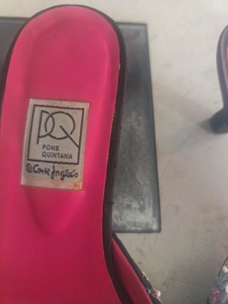 Zapatos tacón Pons Quintana bordados