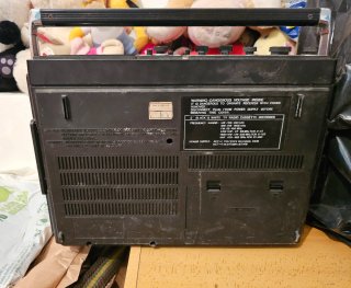 TV Radio Cassette Vintage Negro