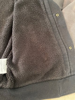 Chaqueta Vans Polar Gris y Negra