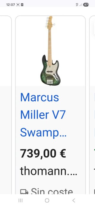 Bajo Marcus Miller Sire V7 2nd Gen