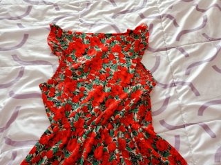 Vestido largo floral SHEIN talla M