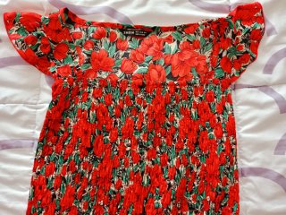 Vestido largo floral SHEIN talla M