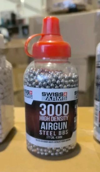 3000 Bolas Acero Swiss Arms Airgun .177