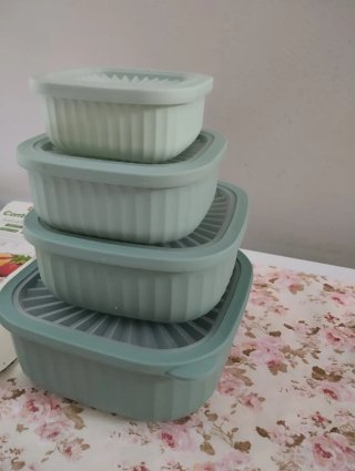 Set 4 Contenitori Cibo ÉCORE Salvafreschezza