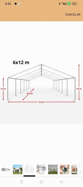 Carpa para eventos grande