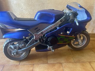 Mini Moto Deportiva Azul