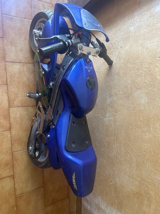 Mini Moto Deportiva Azul