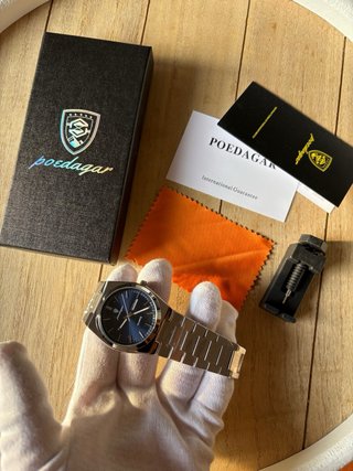 Orologio in Acciaio Inox Poedagar Full Set