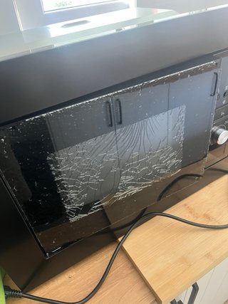 Microondas IKEA LAGAN 20 a estrenar - Cristal roto