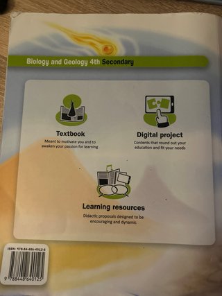 Biology and Geology, Secondary 4th