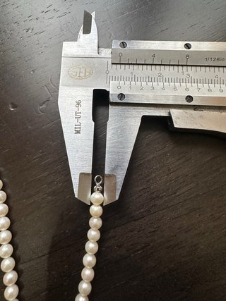 Collana Perle Naturali Oro Bianco Girocollo