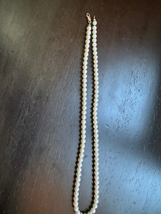 Collana Perle Naturali Oro Bianco Girocollo