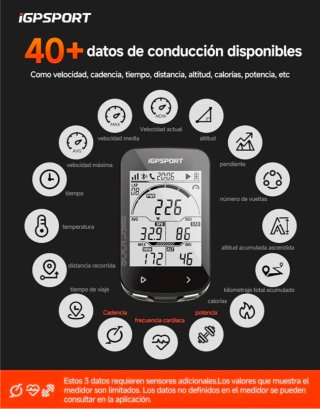 Kit Ciclocomputador IGPSPORT Completo