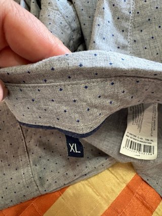 Camisa Springfield Manga Larga Talla XL