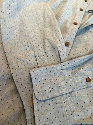 Camisa Springfield Manga Larga Talla XL