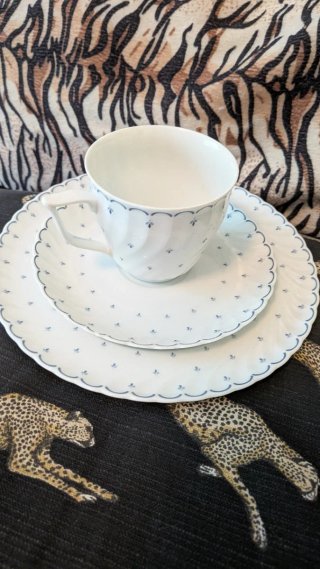Taza y 2 platos Royal Tettau