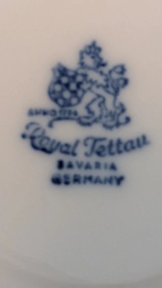Taza y 2 platos Royal Tettau