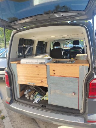 Muebles camper Volkswagen caravelle t6
