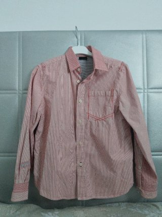 Camisa niño Next rayas y cuadros