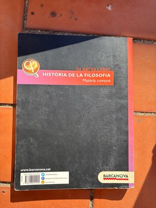 Història de la filosofia 2n batxillerat