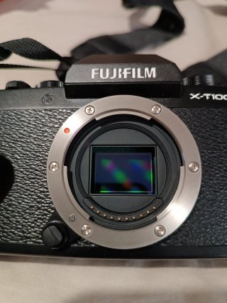 Cámara Fujifilm X-T100 Negra