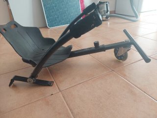 Asiento Hoverkart Negro