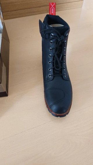 Botas de moto de cuero talla 44