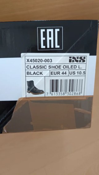Botas de moto de cuero talla 44
