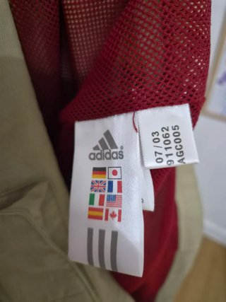 Giubbotto Adidas uomo beige/nero