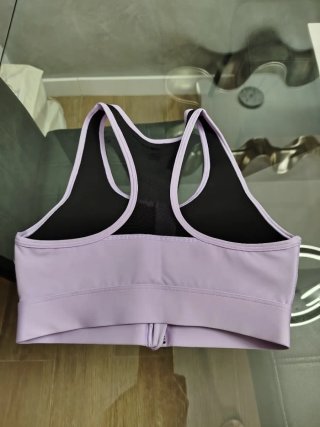 Top deportivo Puma cremallera morado