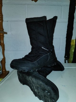 Botas de nieve Quechua negras talla 33